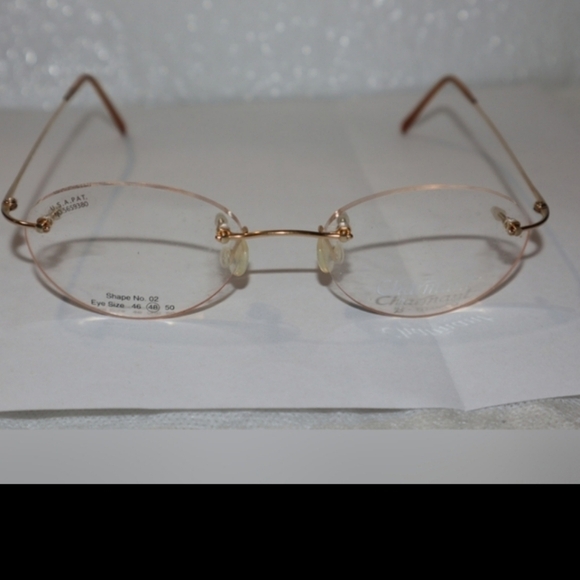Charmant Vintage Rimless Frames Glasses titanium - Picture 11 of 15
